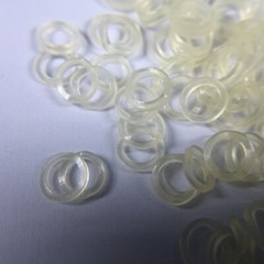 ORMCO Zoo Pack Elastics bands Dental 3.5OZ 1/8 Chipmunk Clear Yellow 5000/Box