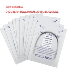 5 Packs Dental Orthodontic Super Elastic Niti Round Arch Wires Nature 10pc/pack