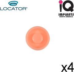 Locator Genuine Original Replacement Male Retention Inserts Caps, Standard, Ligh