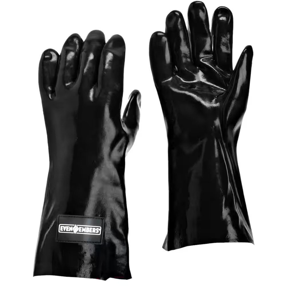 Heat-Resistant Food Handling Gloves in Black