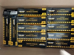 ✳️Firm Grip Pro Cleaning Disposable Heavy Duty Nitrile Gloves 100-Count One Size