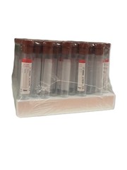 200PCS Blood Collection Red Rubber top No AdditIves,16X100MM,10ML,EXP 09/25