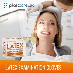 1000 Large Latex Gloves Powder Free Premium Disposable Exam Medical Dental