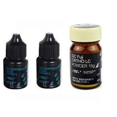 Gc Fuji Ortho LC Light-Cure Glass Ionomer Cement Powder 15g Liquid 8g