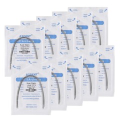 10X AZDENT Dental Ortho Round Arch Wires Super Elastic Niti 012-020 Upper/Lower