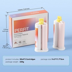 Dental Elastomeric Impression Putty Fast / Regular Set Soft Silicone Material