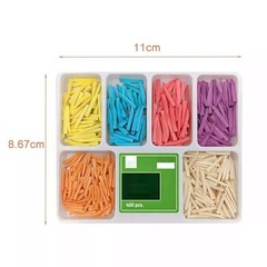 400Pcs Dental Disposable Wooden Wedges Interdental Restoration Fixing Wedge