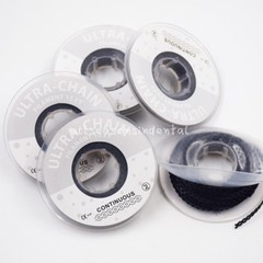 Dental Orthodontic Elastic Power Chain Long/Short/Continuous Gray Black Clear