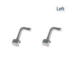 Dental Orthodontic Crimpable Hook Left/Right Sliding 90 Degree Bending 10Pc/pack