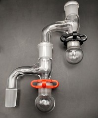 RESERVED 18mm Female to 18mm Male Glass Reclaim Removable Jar USA