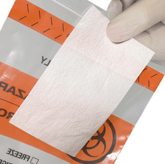 (10) Specimen Shield Absorbent 2 Mil Zip-Closure Biohazard Bags 6″ x 9″ Clear