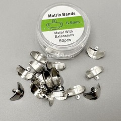 50Pcs Dental Matrix Bands With Hole Sectional Matrix Ring Fit Palodent V3 System