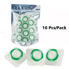 10/100pcs Sterile Syringe Filter PES Membrane 0.22um Pore Size, 33mm Individual