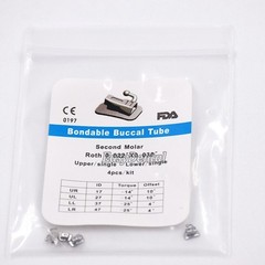 1 Pack Dental Buccal Tube MBT 1st 2nd 018 022 Bondable Non-con MBT Roth Edgewise