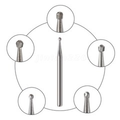 10pcs Dental Trimming Finishing Carbide Burs FG # Friction Grip Fit High Speed