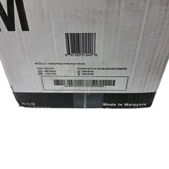 AMMEX Black Nitrile Exam Gloves, Case of 1000,3 Mil,Medium,Latex Free,ABNPF44100