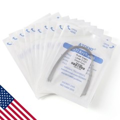 AZDENT Dental Orthodontic Super Elastic NITI Arch Wire Round Ovoid/Nature Form