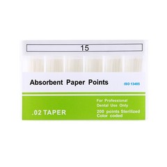 AZDENT Dental Root Endo Absorbent Paper Points Taper 0.04/ 0.02 /0.06 15#-40#