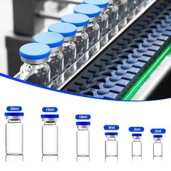 Glass Vials 2ml 10 Pack Sealed Reusable Sterile Laboratory Vials
