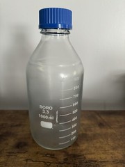 4 Pack Wheaton 1000 mL Media Storage Bottle Plastisol Coated GL45 Autoclave Safe