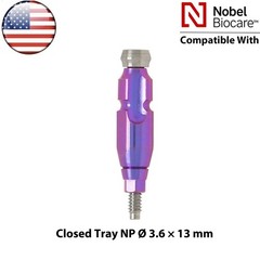 US Impression Transfer Coping Open Closed Tray Compatible Nobel Active NP RP