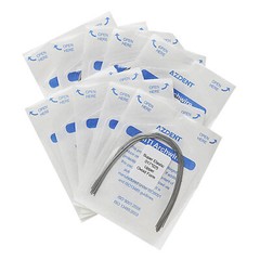 Dental Orthodontic Super Elastic Niti Rectangular Arch Wire Ovoid/Nature Form