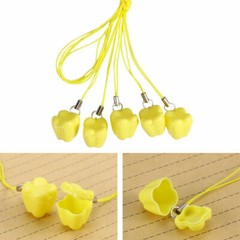 Dental Milk Teeth Holder Box Plastic Necklace Tooth Shape Baby Kid Toy 10Pc/Pack