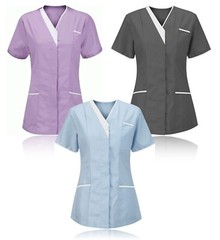 Nurse Uniform Tunic Dentist Therapist Maid Nursing Healthcare Hospitality Carers