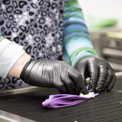 Black Nitrile Disposable Exam Gloves, 3 Mil, Latex & Powder Free, Food-Safe, Tex
