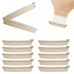 10 Pcs Ostomy Bag Clips,Colostomy,Drainable Pouch Clamps,Colostomy Beige