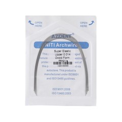 AZDENT Dental Orthodontic Super Elastic Niti Arch Wire Round Ovoid/Nature Form