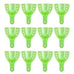 JMU Dental Impression Trays Perforated Plastic Multiple(Choose Size &Qty) 12/Bag