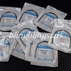 Dental Orthodontic Arch Wire Round Stainless Steel 12/14/16/18/20 Upper/Lower