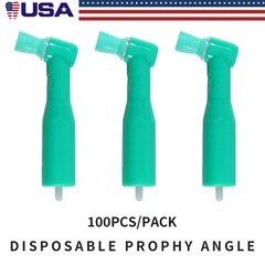 100 Dental Prophy Angles Soft Cup, Disposable & Latex Free, (1 Box of 100) 105°