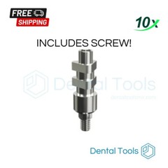10 Transfer Coping (Open Tray) Concial RP, Active Hex, Dental Im plants FEDEX PR