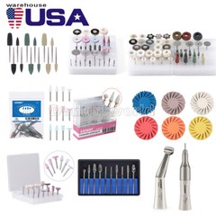 Dental Composite Polishing Kit Diamond RA HP Polisher Burs /Low Speed Handpiece