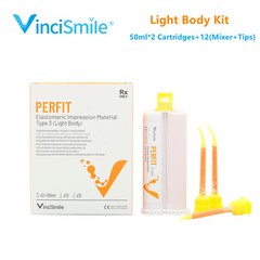 VPS Dental Impression Material Putty Heavy/Regular/Light Body-Fast/Normal Set
