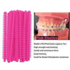 1000pcs Orthodontic Ligature Ties Elastic Ligas Ortodoncia Rubber Bands Brackets