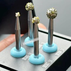Dental Degranulation Burs Kit Osseous Debridement Soft Tissue Removal Diamond US