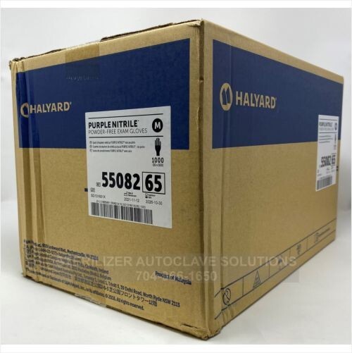 Halyard Purple Nitrile Exam Gloves 55082 – CASE of 1000 MEDIUM