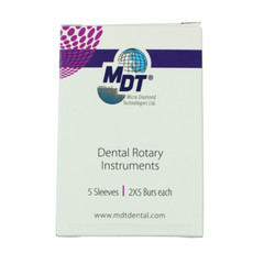Dental MDT Pointed Cone With Rounded Smooth Tip E165 FG End0 Burs Ø0.14mmX9.0mm