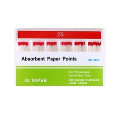 AZDENT Dental Absorbent Paper Point Endodontic Root Canal Clean Taper.02/.04/.06
