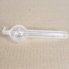 Unbranded Glass Micro Gas Bubbler System 1/4″ Straight Tube Inlet ~7″ Tall