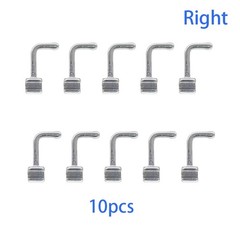 Dental Orthodontic Crimpable Hook Left/Right Sliding 90 Degree Bending 10Pc/pack