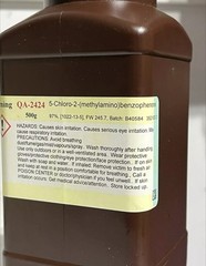 5-chloro-2-(methylamino)benzophenone – 100 Grams
