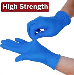 100 4mil INDIGO or BLUE Nitrile Medical Disposable Exam Gloves Latex Powder Free