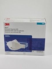3M 9205+ N95 NIOSH Approved Particulate Respirator Disposable Face Mask 20 Pack