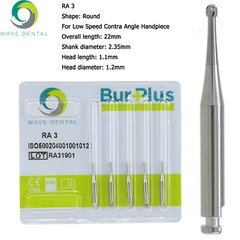 Wave Dental Carbide Round RA Burs Latch Surgical Length Bur RA SURG Contra Angle