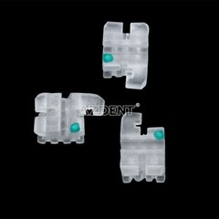 400pcs AZDENT Dental Orthodontic Ceramic Brackets Brace Roth .022 345 Hooks