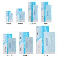 Self Sealing Sterilization Pouches 200pcs/Box for Steam & ETO Dental Tattoo Tool